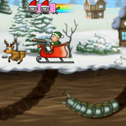 Effing Worms XMAS game