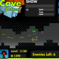 Mini Cave Defence game
